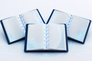 e-Defter uygulaması — dijital defter illüstrasyonu